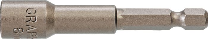 Nasadka magnetyczna 8 x 65 mm, trzpień 1/4" GRAPHITE