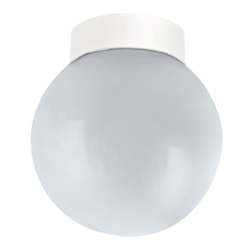 Oprawa hermetyczna ogrodowa mleczna E27 13W IP44 BALL LAMP PLASTIC Ideus 00002