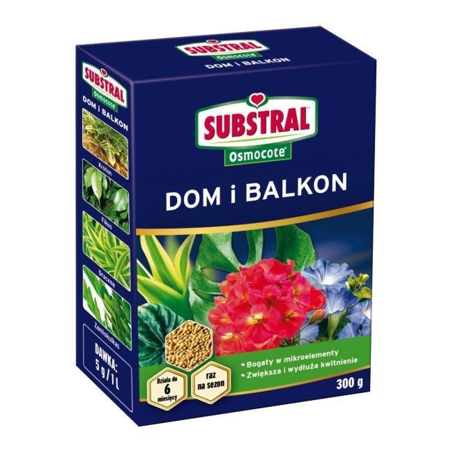 Nawóz do roślin domowych Substral Osmocote Plus  0,3 kg