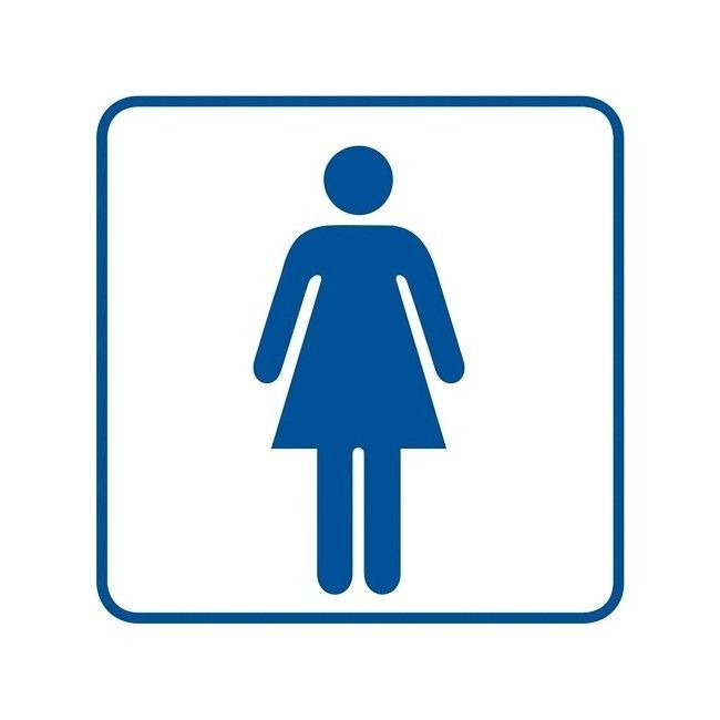 Znak WC damskie
