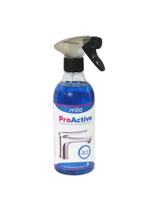 Profesjonalny preparat czyszczący do armatury z aktywną ochroną polimerową Proactive 500 ml MILÓ
