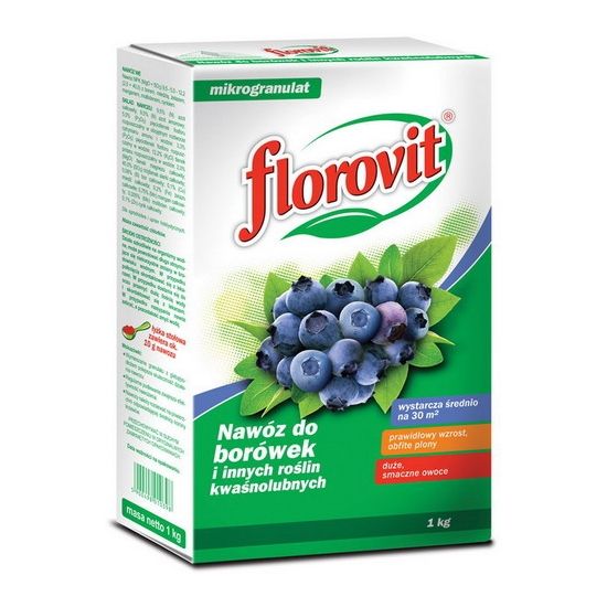 Nawóz do borówek 1 kg karton FLOROVIT