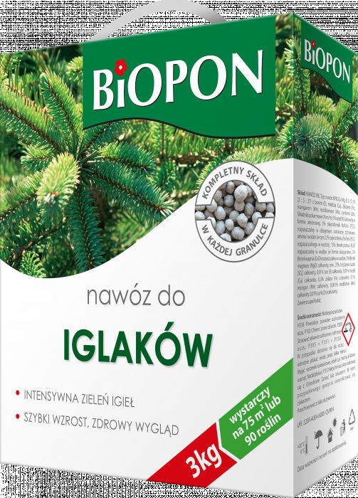 Nawóz do iglaków 3 kg BIOPON