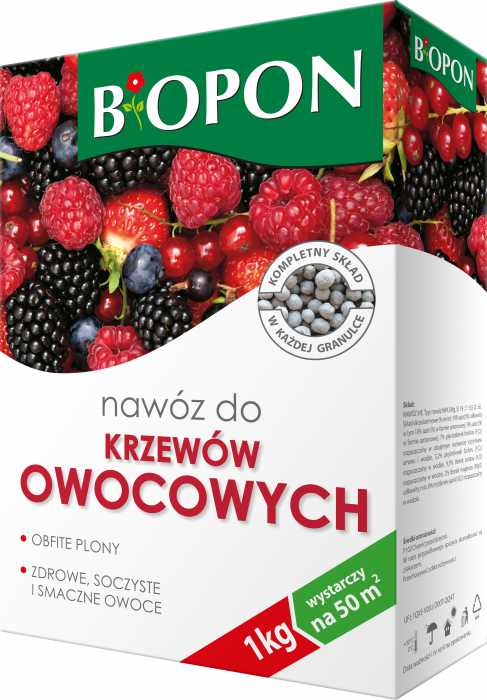 Nawóz do krzewów owocowych 1 kg BIOPON