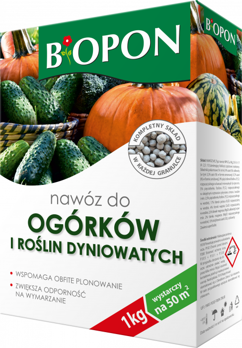 Nawóz do ogórków 1 kg + eliksir do storczyków BIOPON