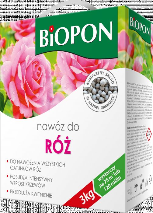 Nawóz do róż 3 kg BIOPON