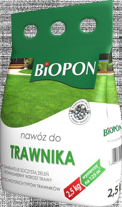 Nawóz do trawnika 2,5 kg granulat BIOPON