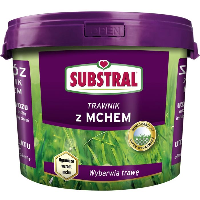 Nawóz do trawnika z mchem 10 kg SUBSTRAL