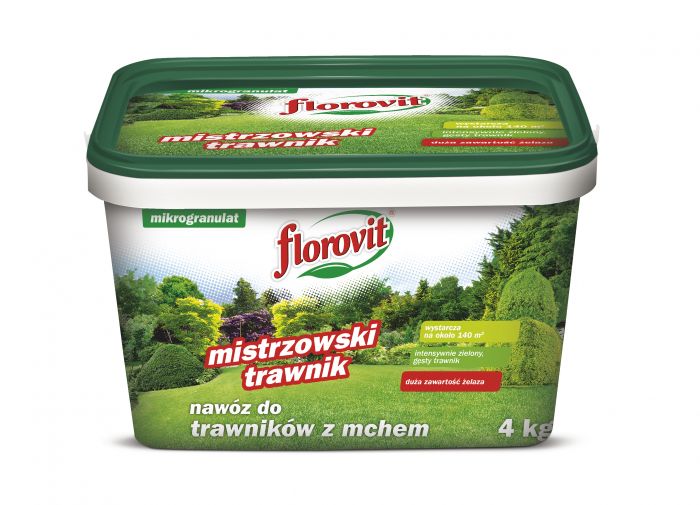 Nawóz do trawników z mchem 4 kg FLOROVIT