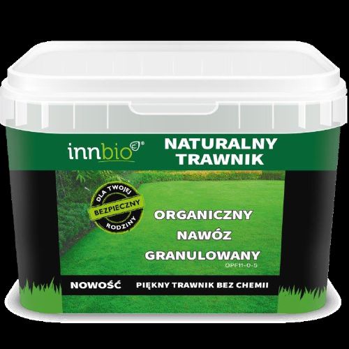 Nawóz ekologiczny granulowany Naturalny Trawnik 7,3 kg INNBIO