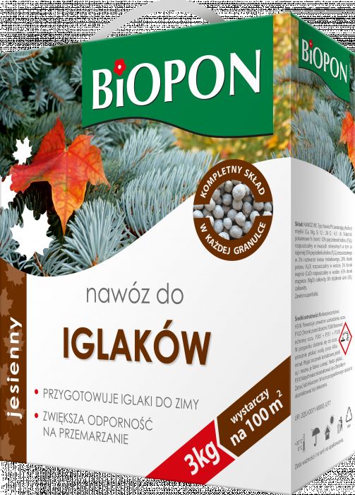 Nawóz jesienny do iglaków 3 kg BIOPON