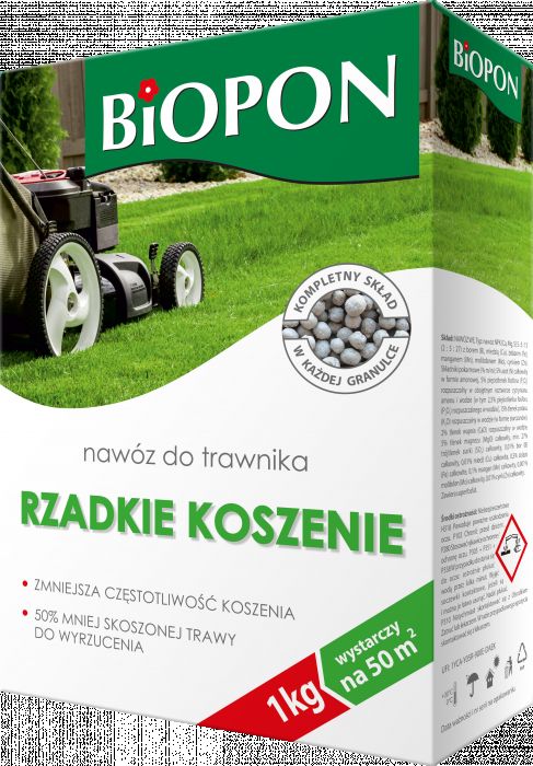 Preparat do trawnika rzadkie koszenie 1 kg BIOPON