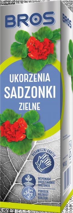 Ukorzeniacz sadzonek zielonych 50 g BROS