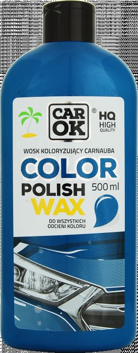Wosk koloryzujący Carnauba niebieski 500 ml CAR OK