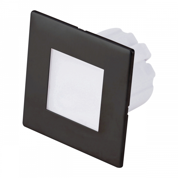 Oprawa schodowa LED kwadratowa czarny mat DPM SOLID