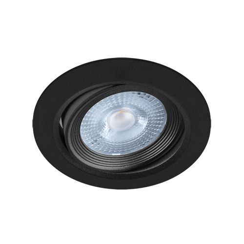 Sufitowa oprawa punktowa SMD LED Moni LED C 5 W 3000K czarna STRUHM