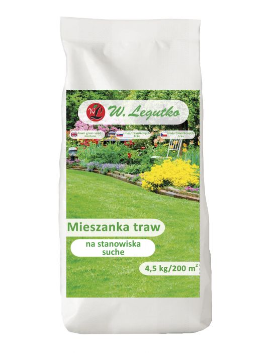 Mieszanka traw na stanowiska suche 4,5 kg W.LEGUTKO