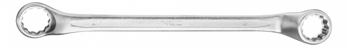 Klucz oczkowy odgięty 24 x 27 mm NEO