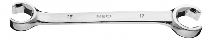 Klucz oczkowy półotwarty 15 x 17 mm NEO