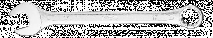 Klucz płasko-oczkowy 17 x 210 mm NEO