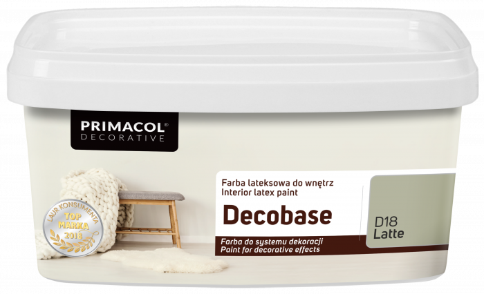 Farba Decobase 1 L latte D18 PRIMACOL DECORATIVE