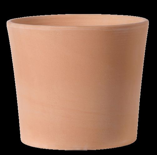 Doniczka ceramiczna Vaso Clindrico 20 cm ceglana DMS
