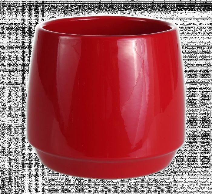 Osłonka doniczkowa 670 - 15 cm czerwona CERMAX