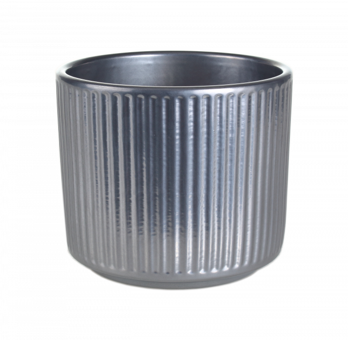 Osłonka doniczkowa Cylinder 995 - 12 cm chrom CERMAX