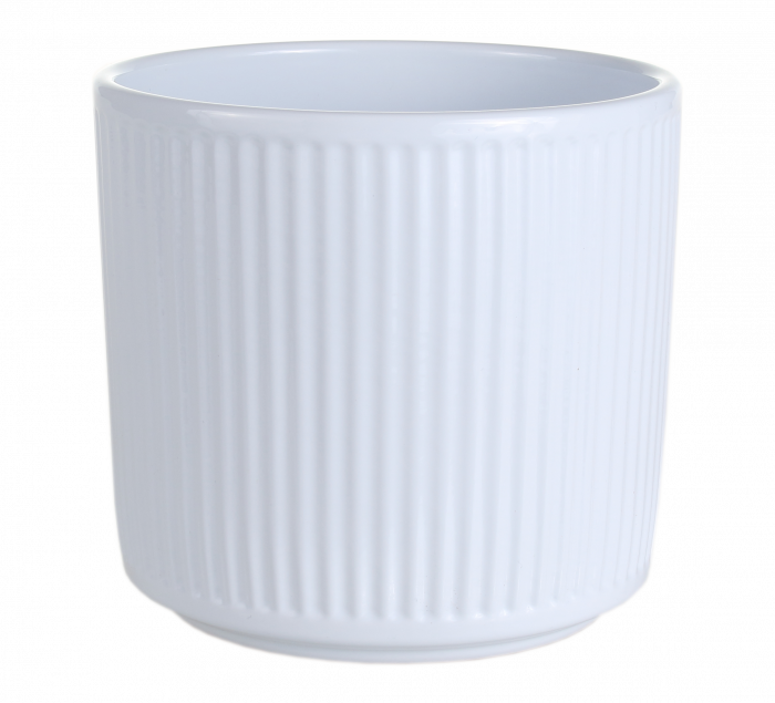 Osłonka doniczkowa Cylinder 995 - 14 cm biały CERMAX