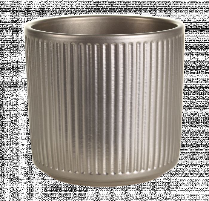 Osłonka doniczkowa Cylinder 995 - 14 cm szampan CERMAX