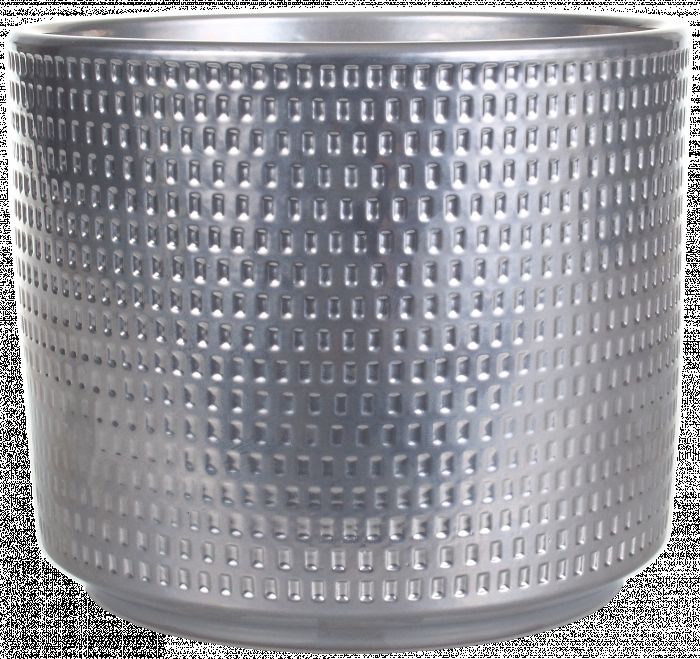 Osłonka doniczkowa Cylinder Calla 991 - 12 cm chrom CERMAX