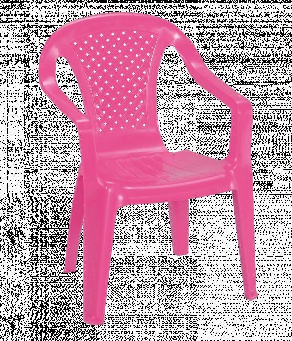 Krzesełko dziecięce różowe VOG