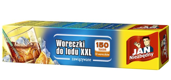 Woreczki do lodu duże pudełko 150 szt. JAN NIEZBĘDNY