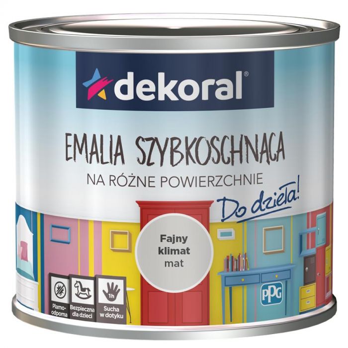 Emalia szybkoschnąca Do dzieła fajny klimat 0,5 L DEKORAL