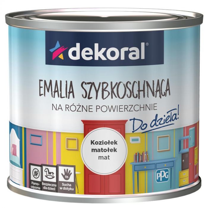 Emalia szybkoschnąca Do dzieła koziołek matołek 0,5 L DEKORAL