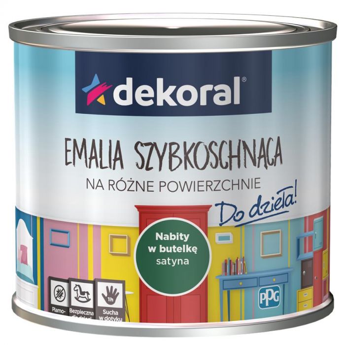 Emalia szybkoschnąca Do dzieła nabity w butelkę 0,5 L DEKORAL