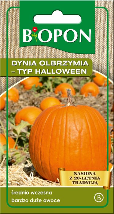 Dynia Olbrzymia typ Halloween 3 g BIOPON