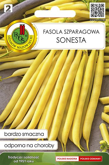 Fasola szparagowa żółta Karłowa Sonesta 20 g PNOS