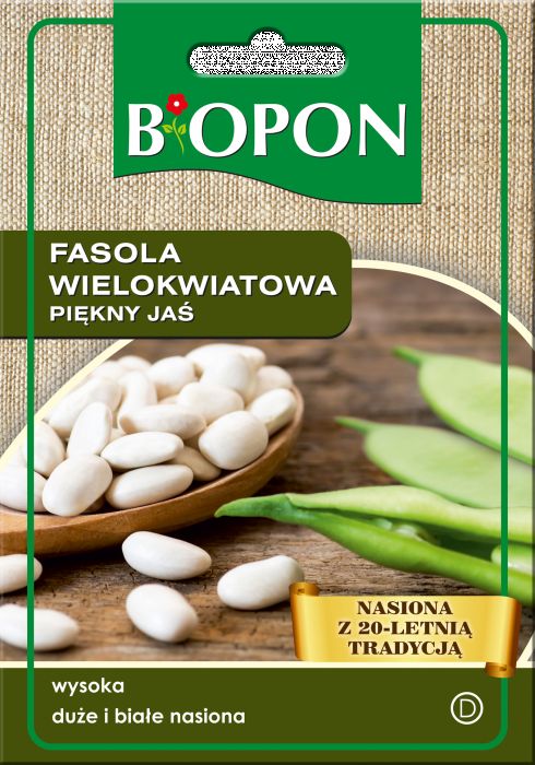 Fasola wielokwiatowa Piękny Jaś 30 g BIOPON