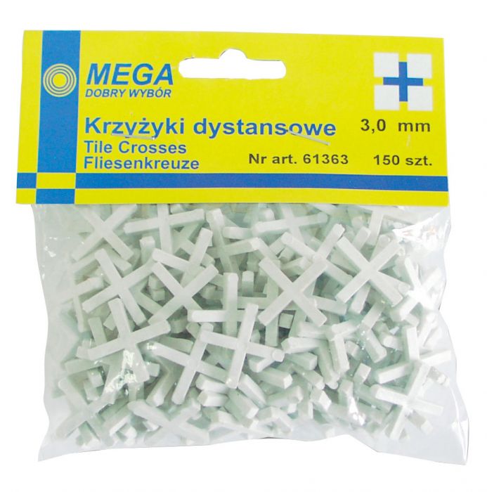 Krzyżyki do glazury 10,0 mm - 40 szt. PROFIX