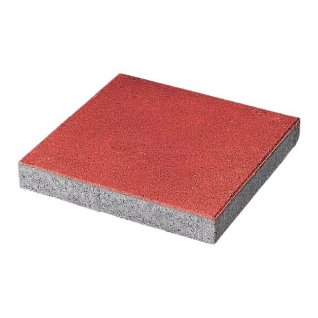 Płyta chodnikowa Polbruk 35 x 35 x 5 cm czerwona