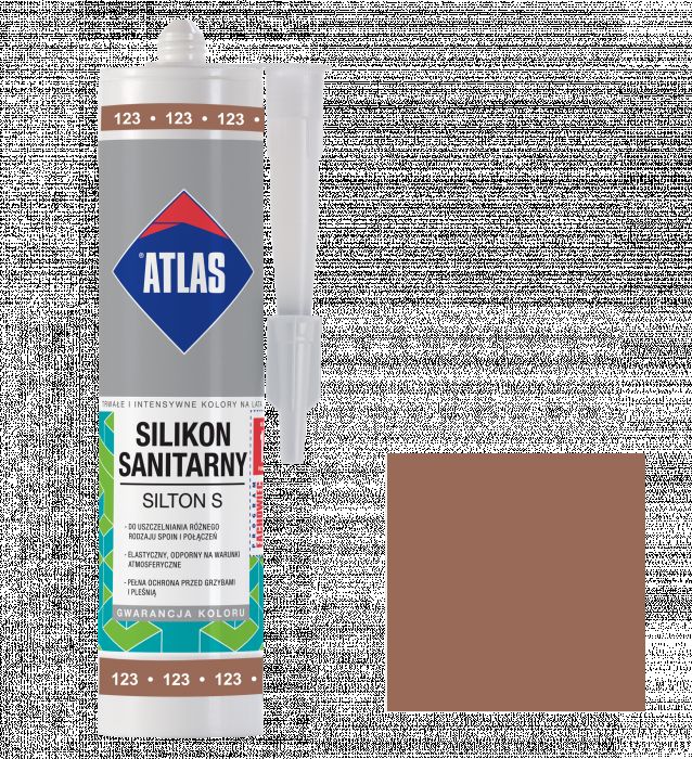 Silikon sanitarny Silton S jasnobrązowy ATLAS
