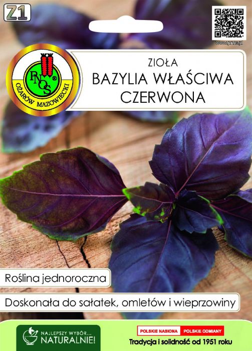 Bazylia właściwa czerwona 0,3 g PNOS