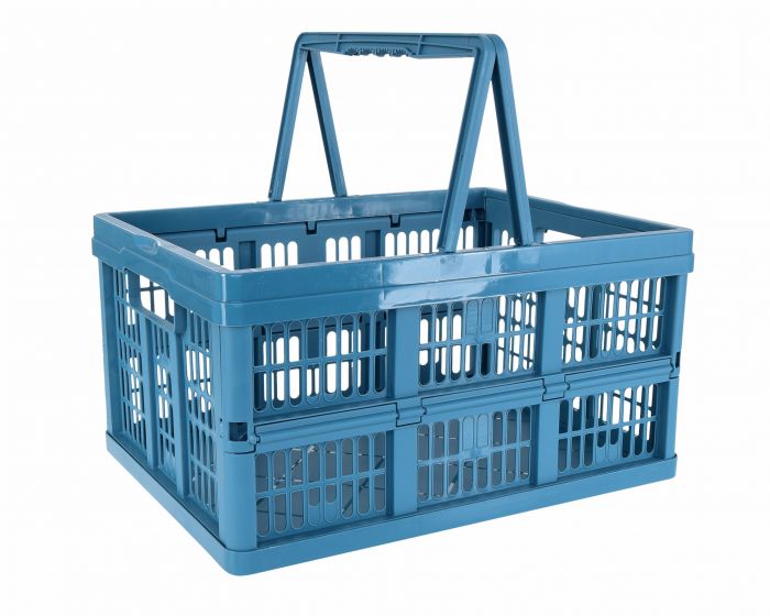 Koszyk zakupowy składany niebieski KEEEPER