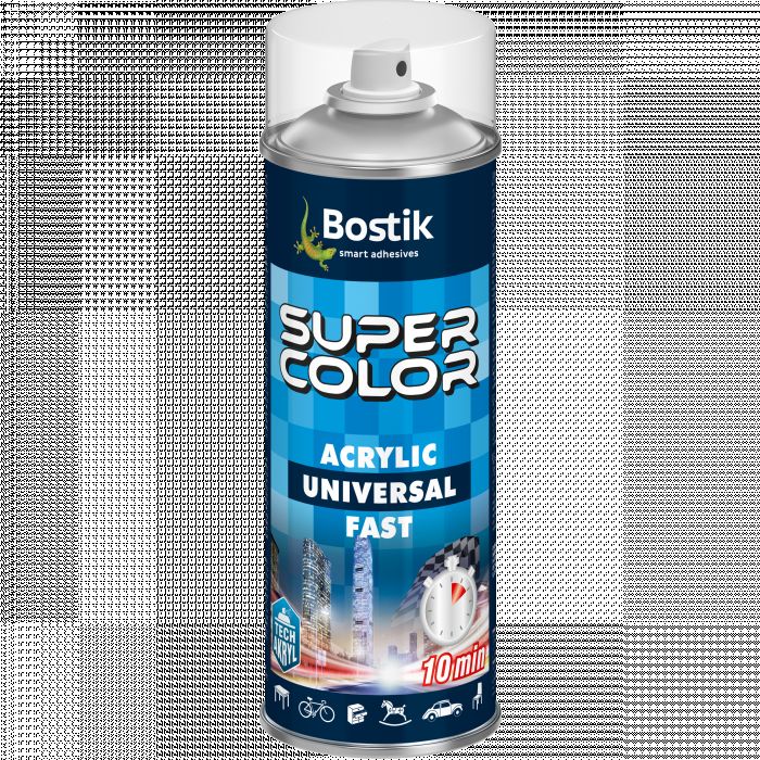 Lakier akrylowy Super Color Acrylic Universal Fast bezbarwny 400 ml BOSTIK