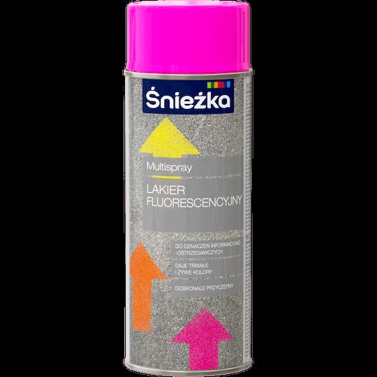 Spray fluoroscencyjny Multi różowy 400 ml ŚNIEŻKA