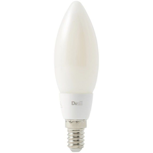Żarówka LED Diall B35 E14 7,4 W 650 lm mleczna barwa ciepła DIM