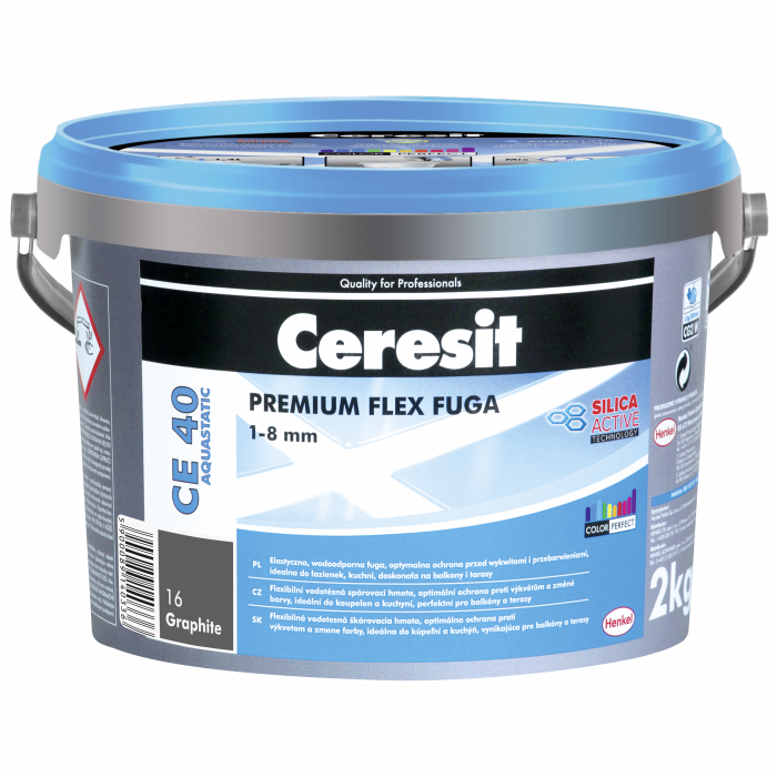 Fuga elastyczna CE40 grafit 2 kg CERESIT
