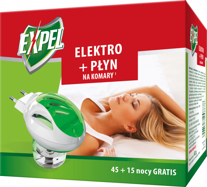 Elektro + płyn na komary 60 nocy EXPEL