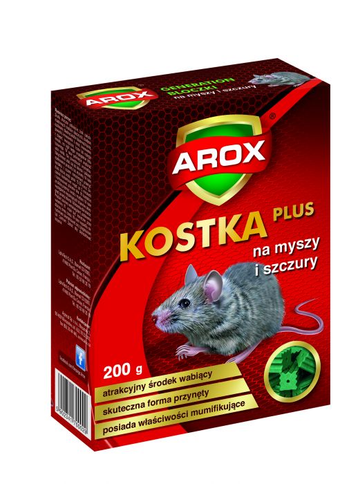 Kostka na myszy i szczury 200 g AROX